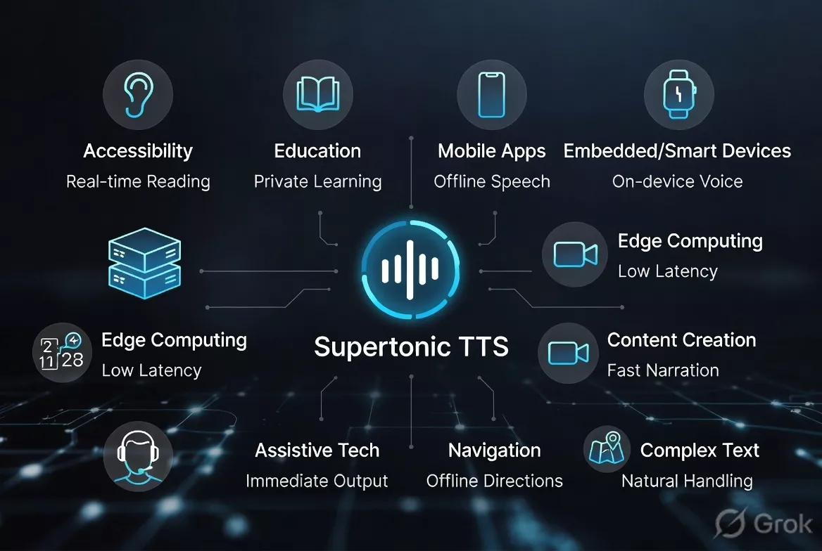 Supertonic TTS Use Cases